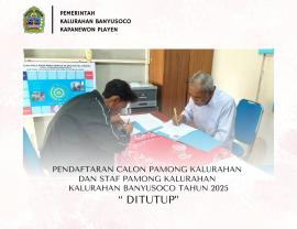 Pendaftaran Calon Pamong dan Staf Resmi Ditutup